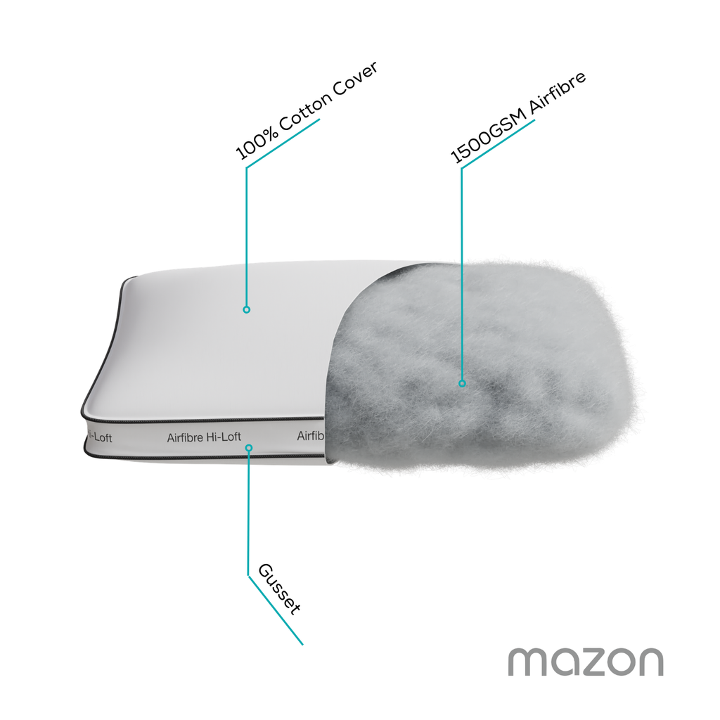 Mazon Airfibre Hi-Loft Pillow