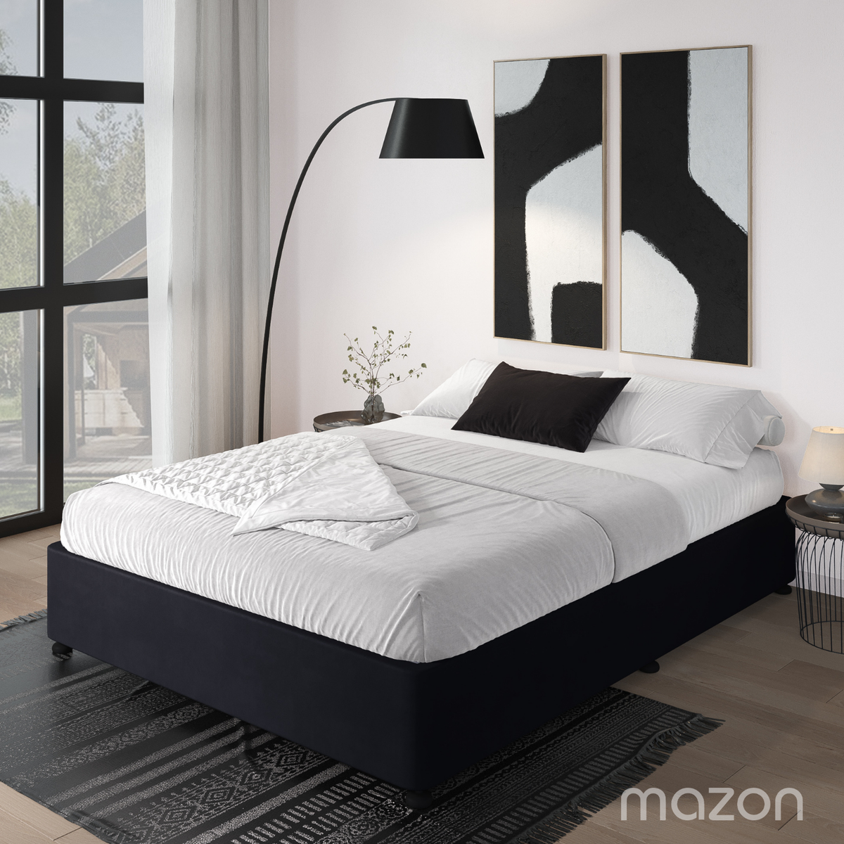Mazon Slimline Upholstered Base